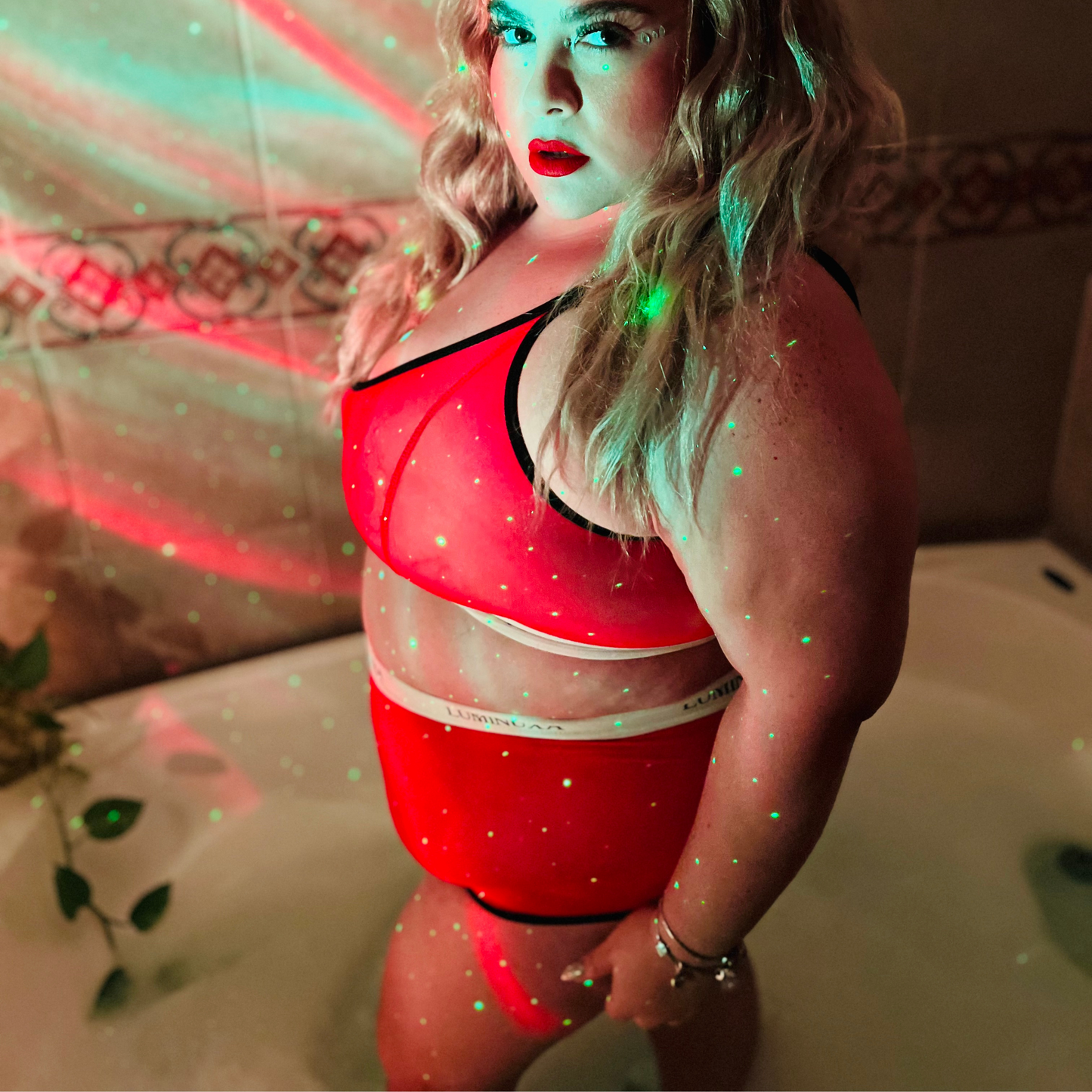 Felicia Panty Mesh Fucsia Muñeca