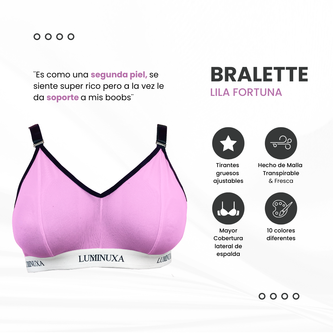 Felicia Bralette Mesh Lila Fortuna