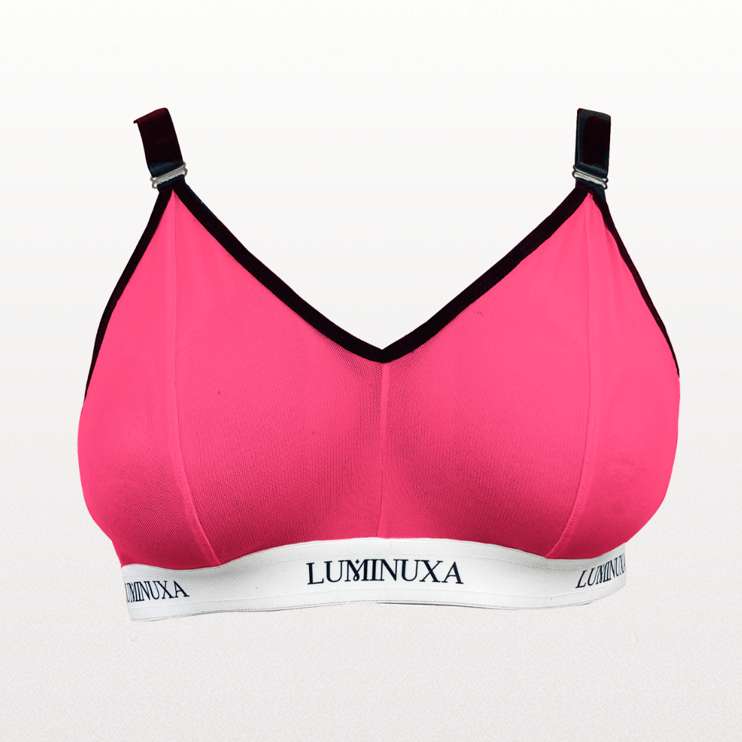 Felicia Bralette Mesh Fucsia Muñeca