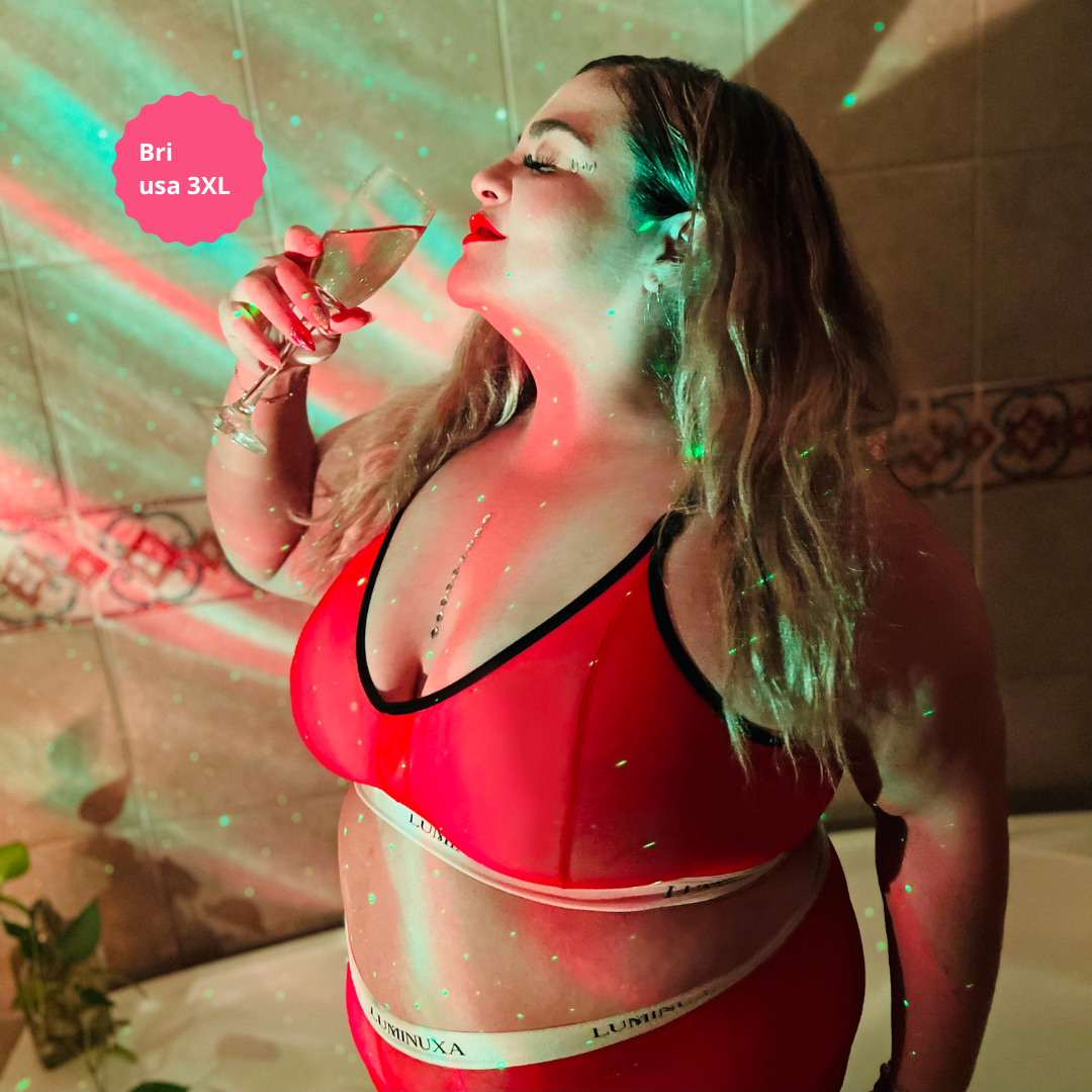 Felicia Bralette Mesh Fucsia Muñeca