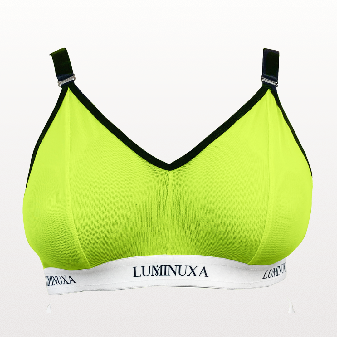 Felicia Bralette Mesh Verde Venganza